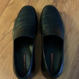 Size 11 Black Prada slip on.